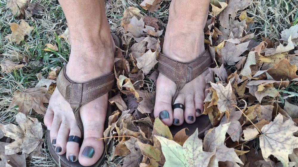 Feet in the leaves #10