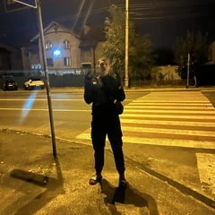 I was walking in the street