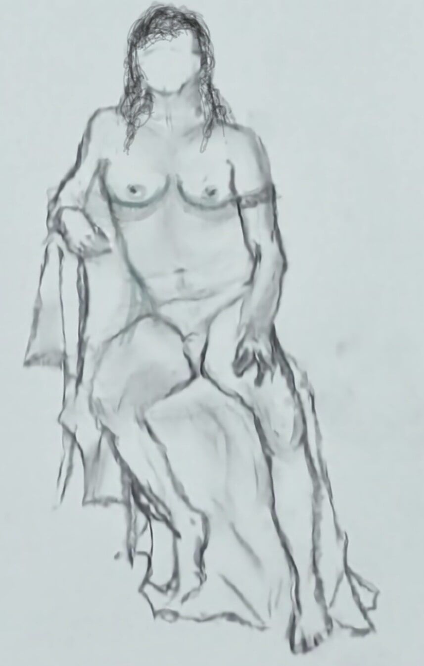 Transgirl Life Drawing #6