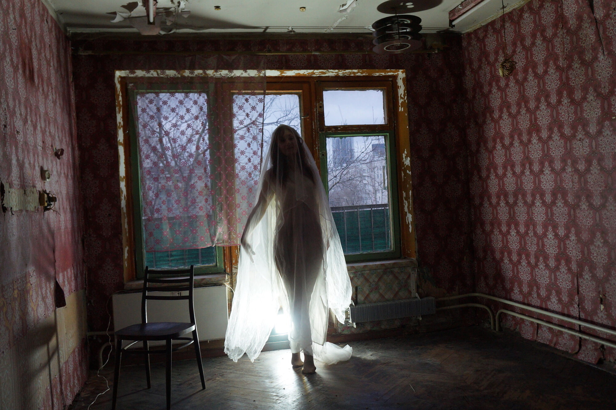Ghost in a-maj in abandoned House #4