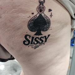 New sissy tattoo