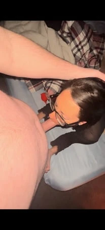 getting my cock sucked         