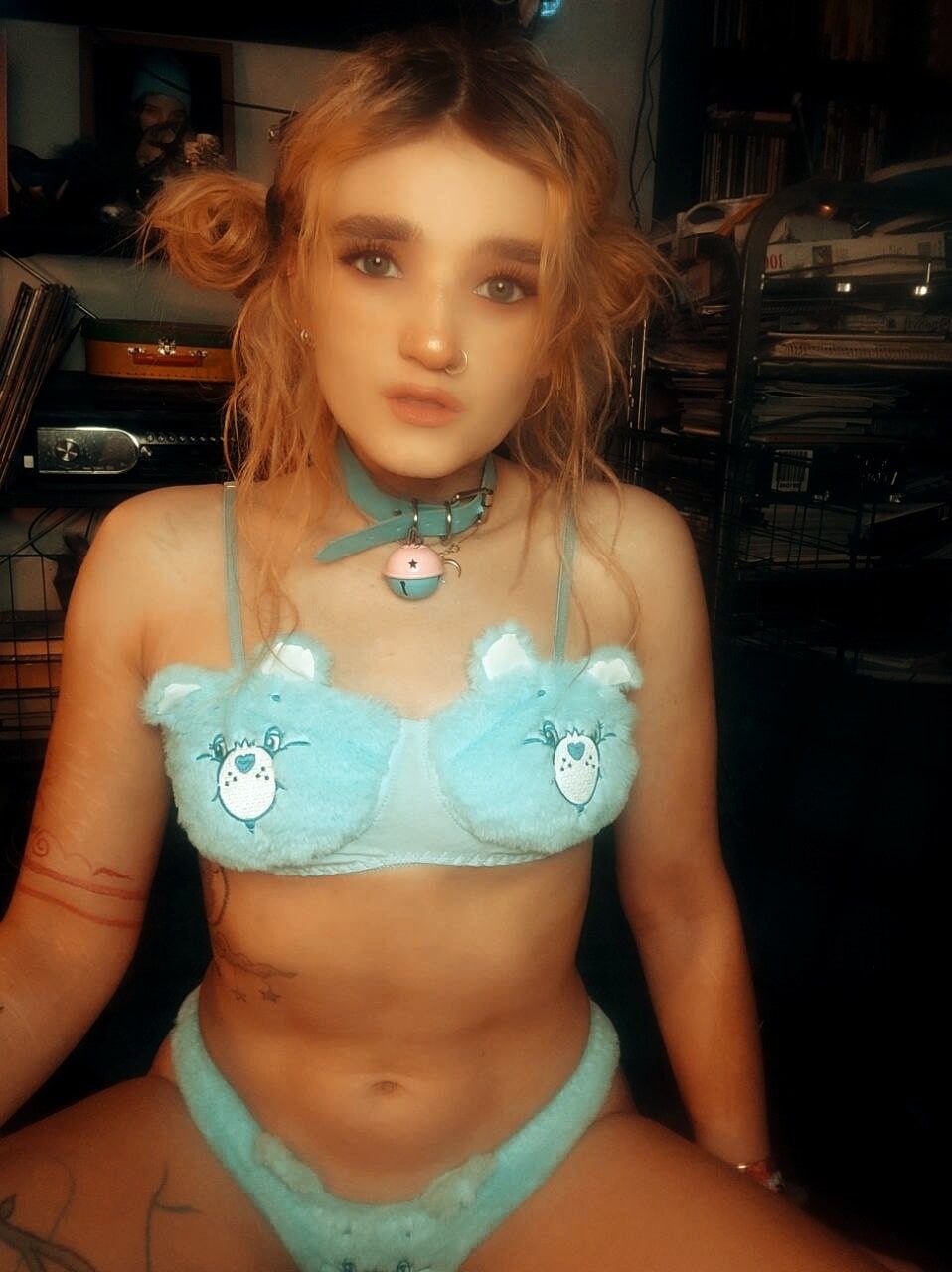 I'm blue care bear that's the care bear of the night & moon #17