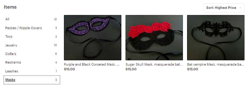 Kinky Crafty Makes  A few of the kink items I make and Sell  #2