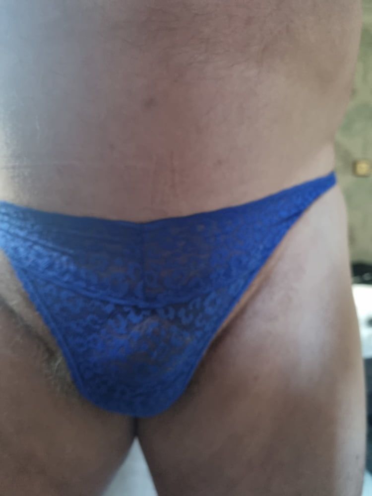 My new blue panties #2
