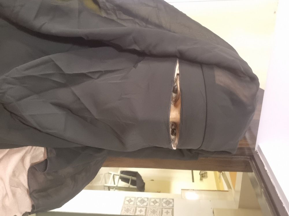 Muslim Cum on my Niqab #2