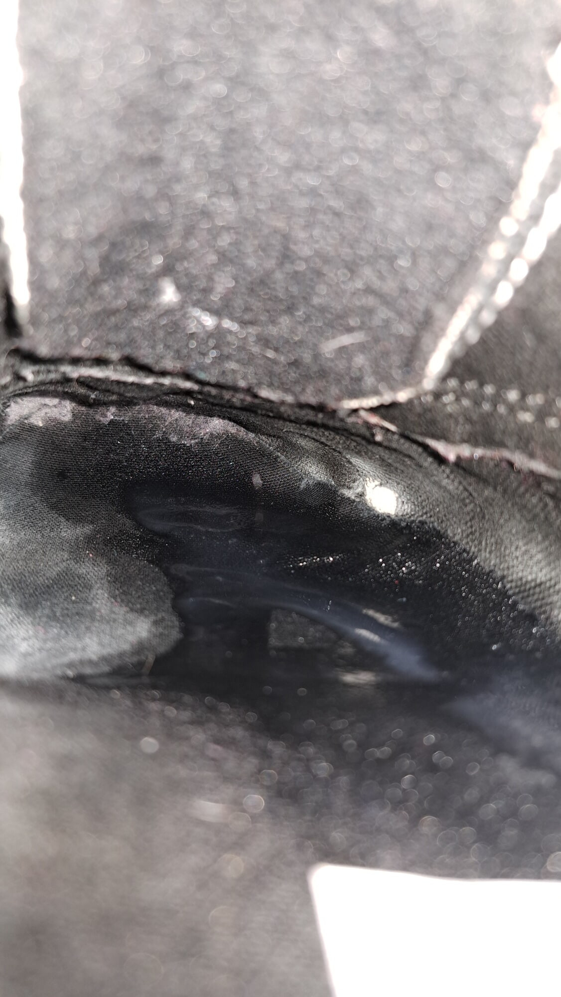 My girlfriends sweaty shoes covered with semen