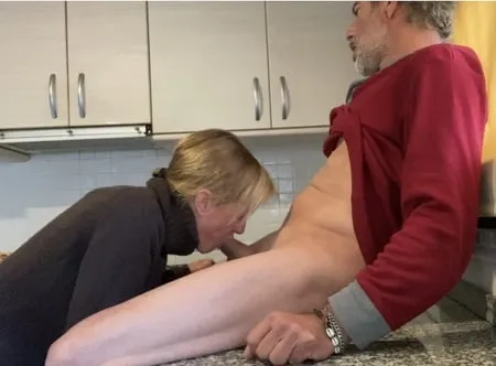 eating pussy and blowjob in the kitchen by wildspaincouple         