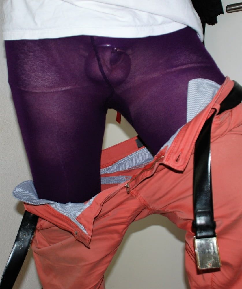 Pantyhose Purple #30