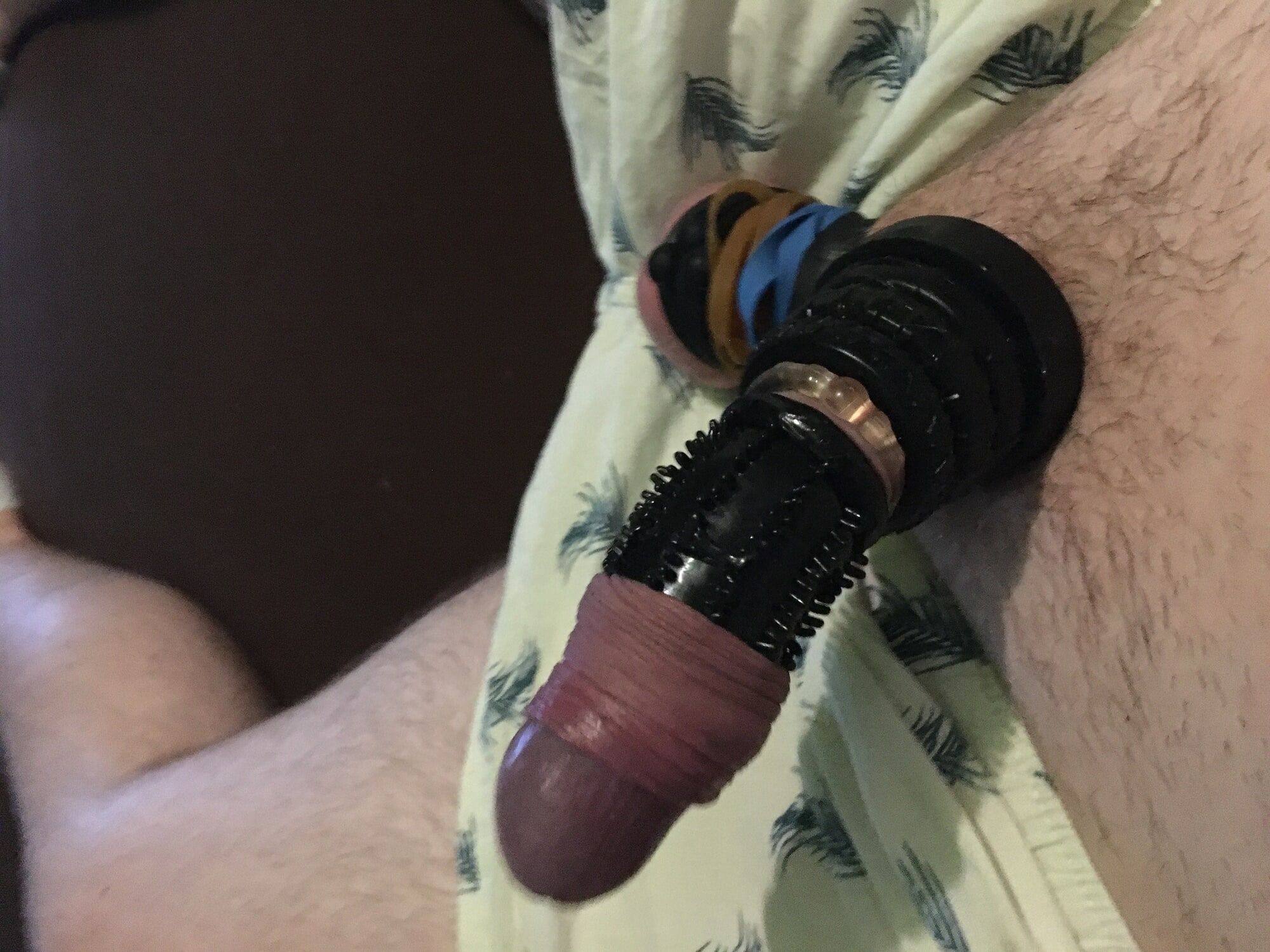 Cock Bondage With Rings Cocksleeve And Rubber Bands #39