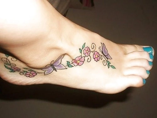 Vote What Tattoo For My Feet  #26