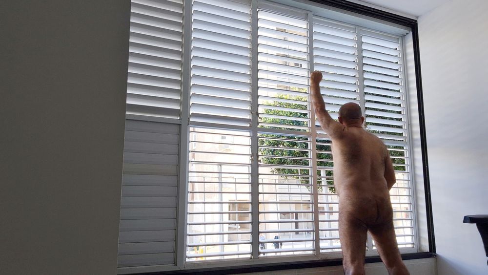 Looking outside - naked...Come have a peep - ilovetobenaked #55