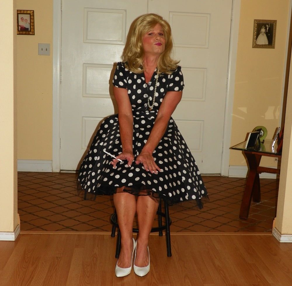 Lisa in dresses and heels #7