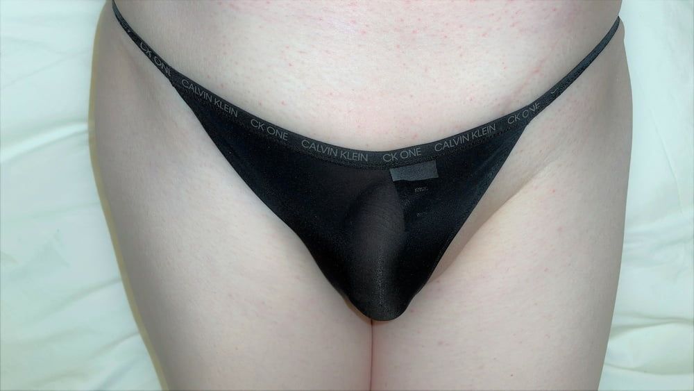 Tiny black thong #15