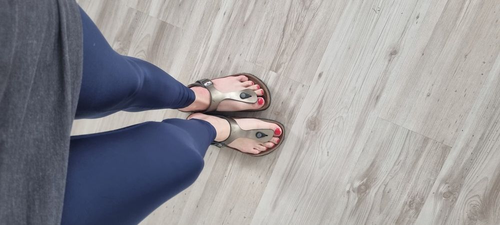 my feet in Sandals #9