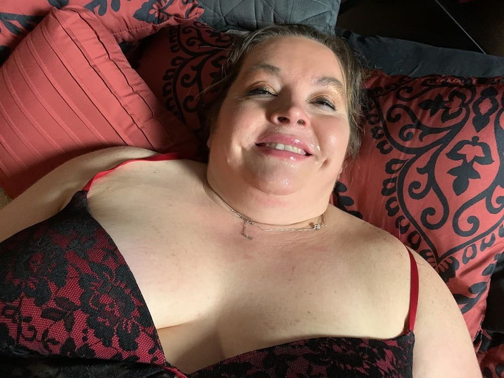 Sexy BBW Booty and Cum Covered Face #11