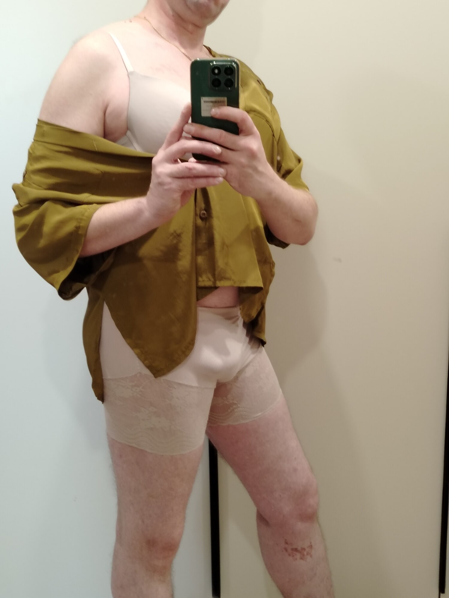 Crossdresser's big mirror