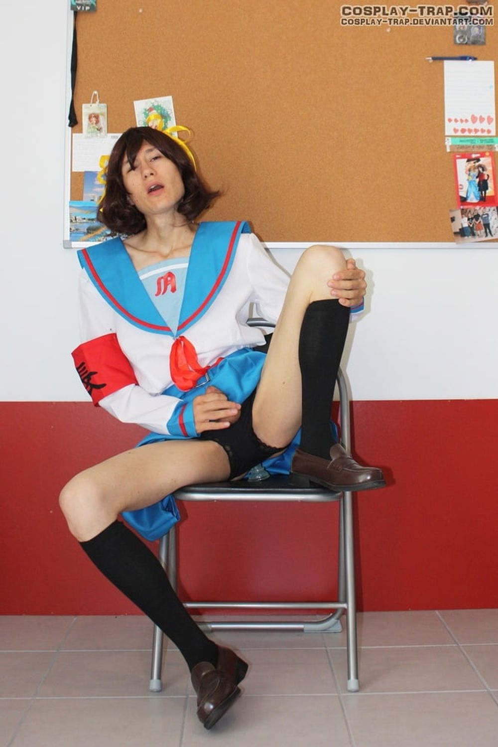  Crossdress cosplay Haruhi secret toy #6