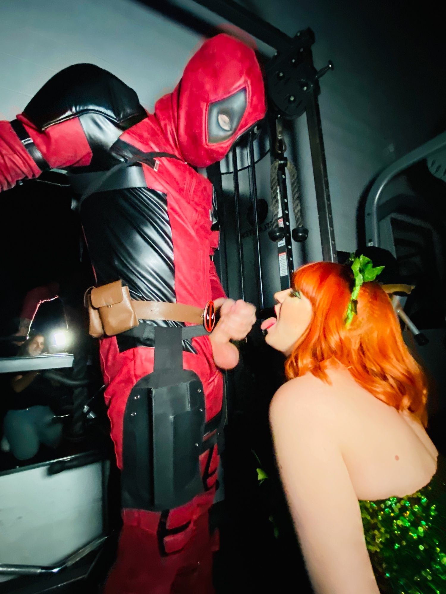 GYM LOCKER ROOM SEX with Poison Ivy & Deadpool (HOT) #11