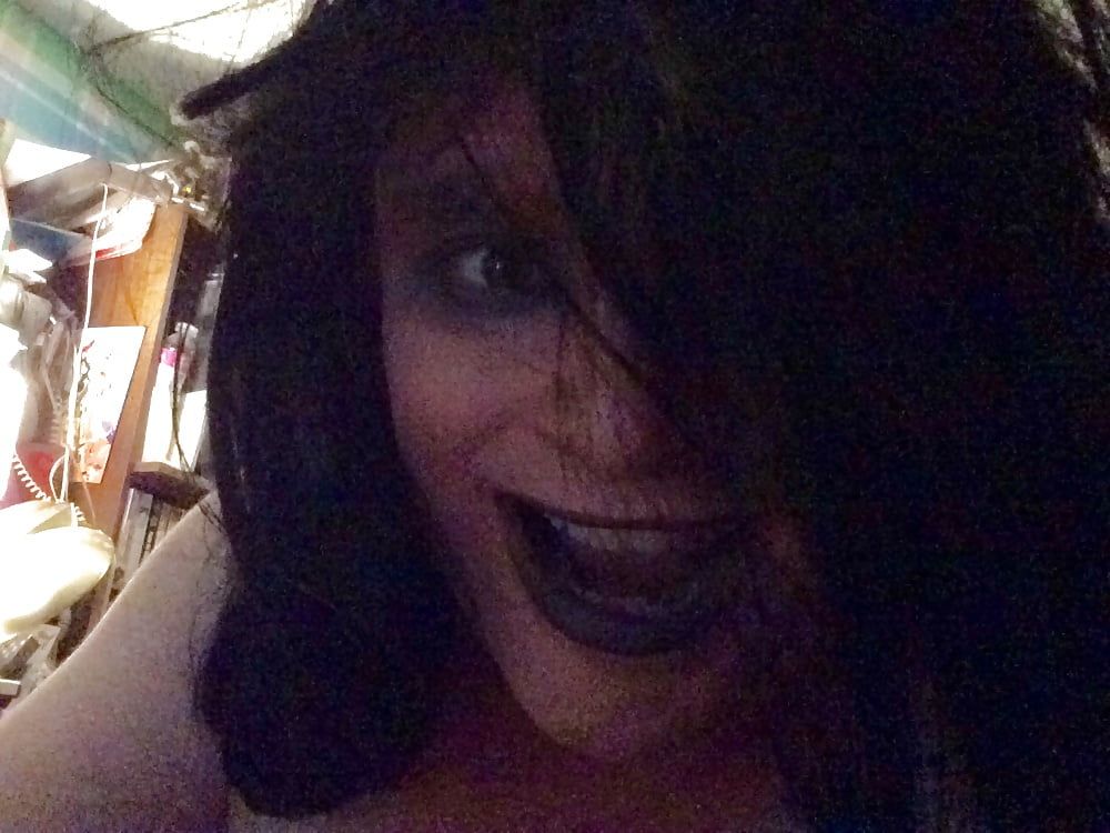 Scary freaky goth sissy #12