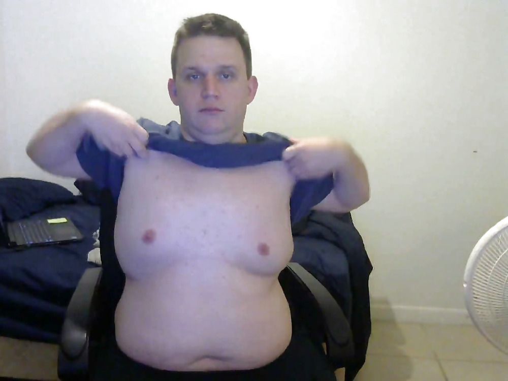 fat boy Jacob masturbating on cam #5