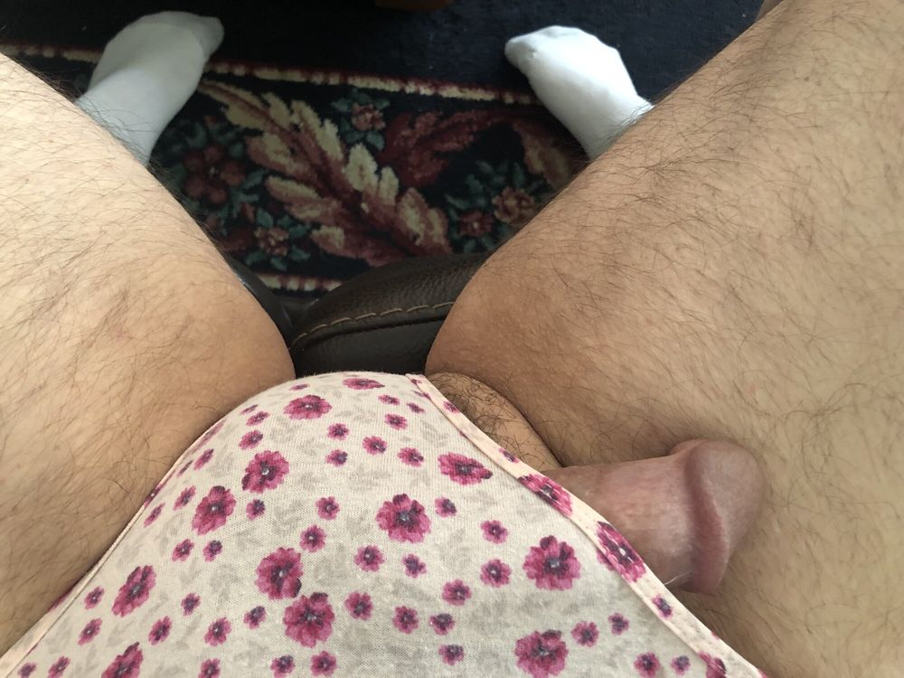 Me wearing my wife’s panties  #4