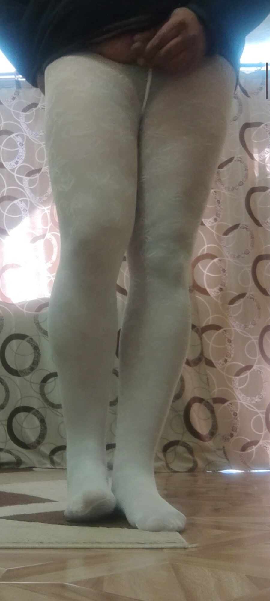 White pantyhose for teens #15