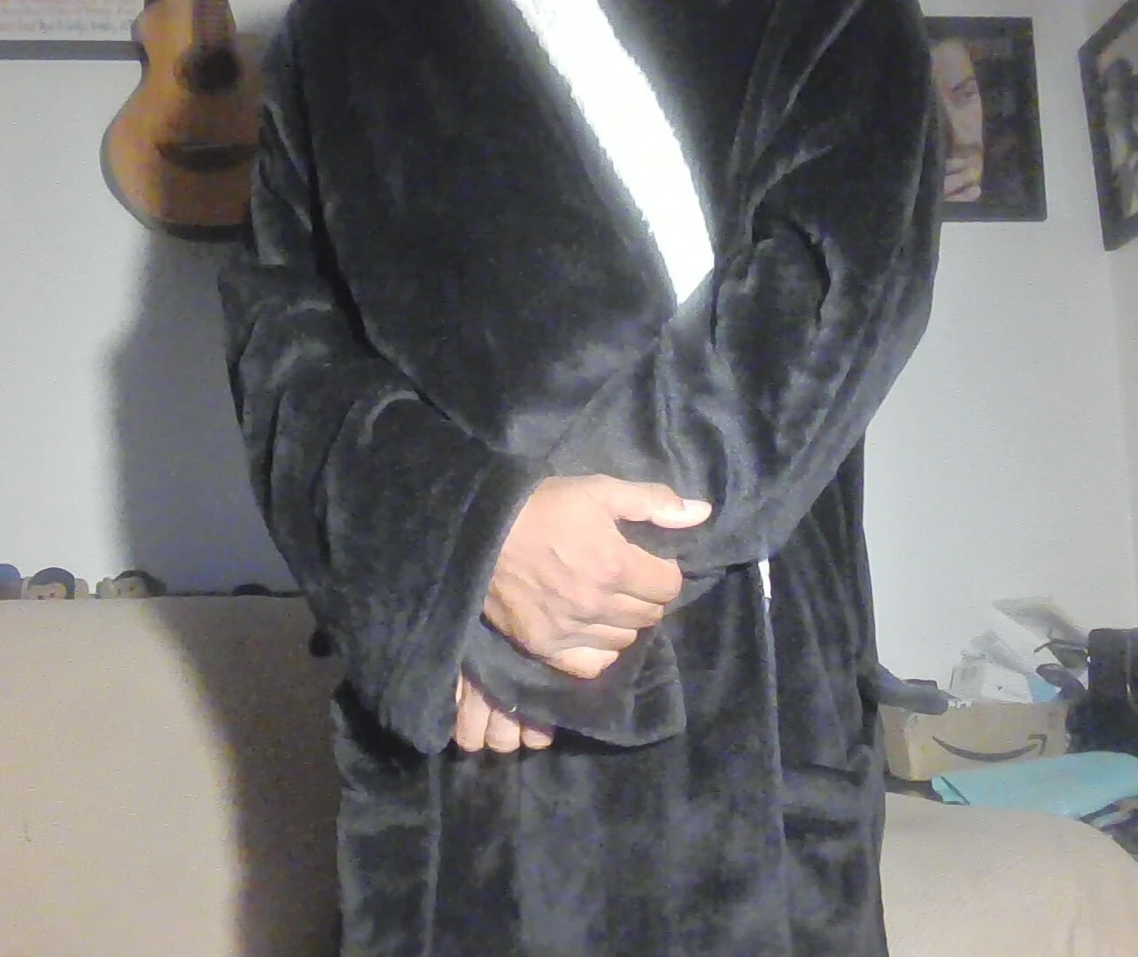 In and out of my bathrobe