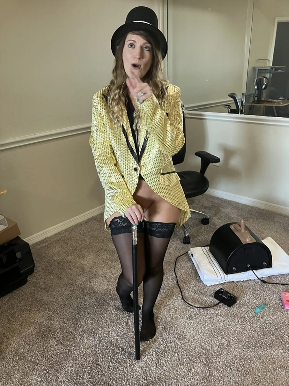 Girls First Sybian - Constance New Years #2