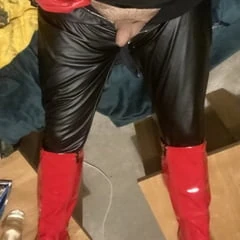 Relaxing in leather