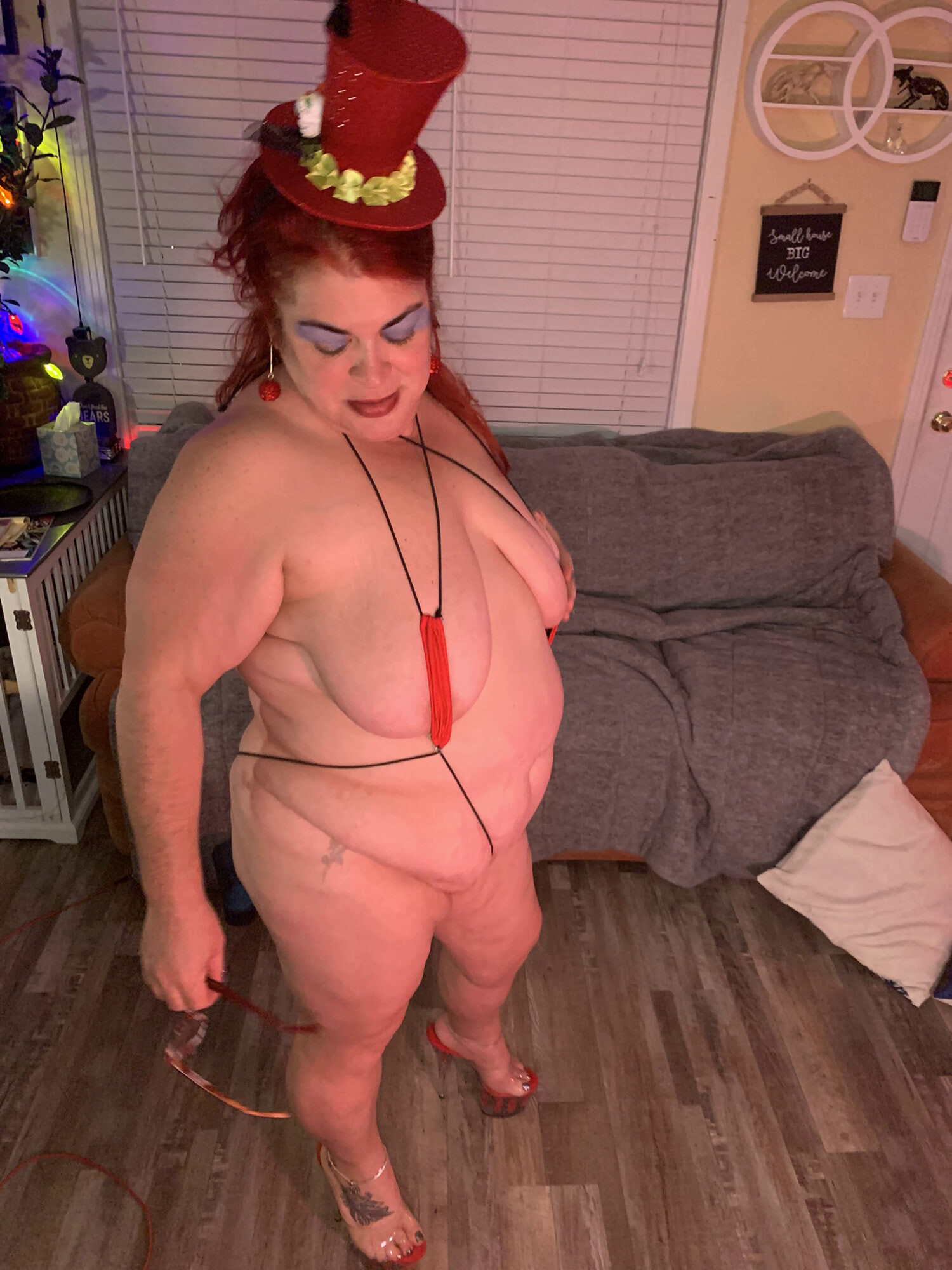 Liz Wearing Pleaser Heels and dressed for her Double date #3