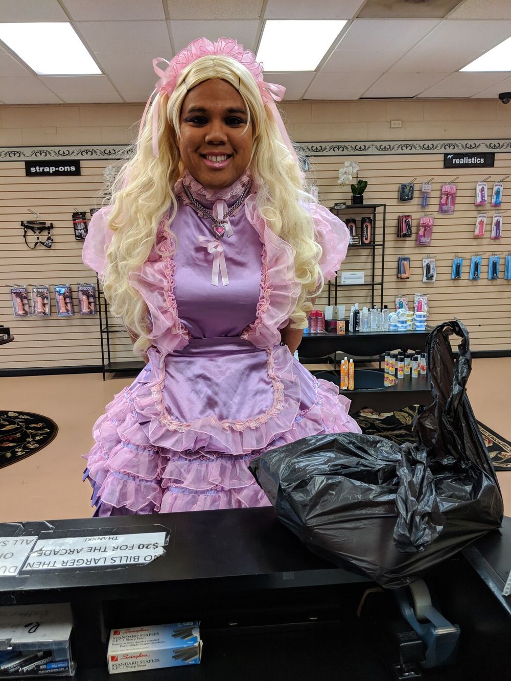 Sissy Candy goes out in public! #9