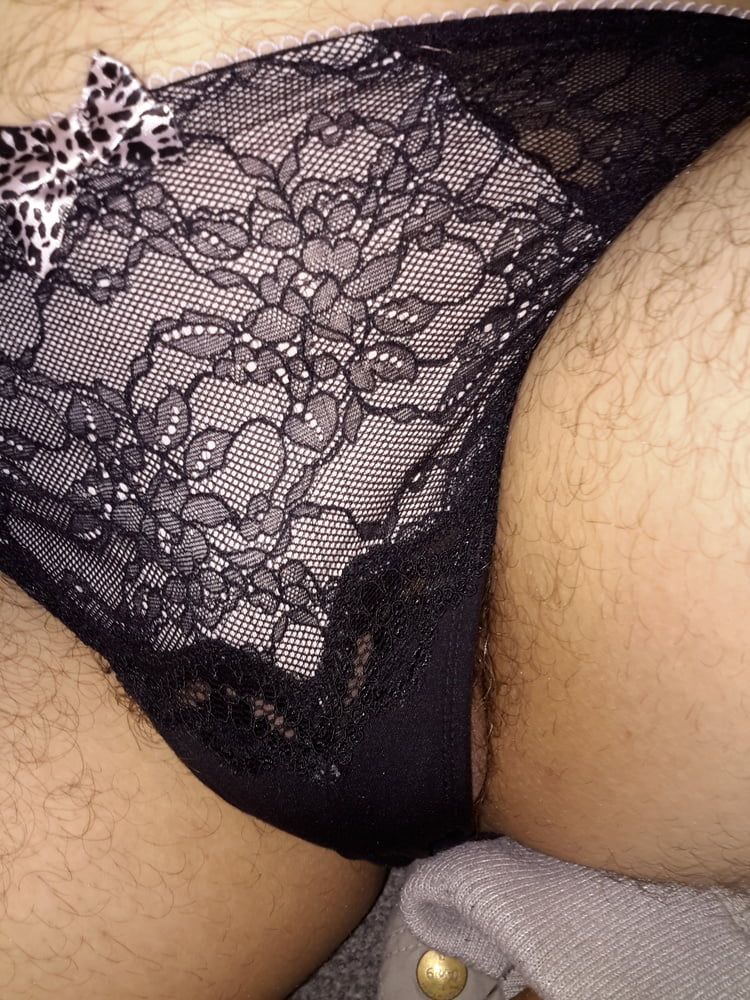 More panties and cock #8