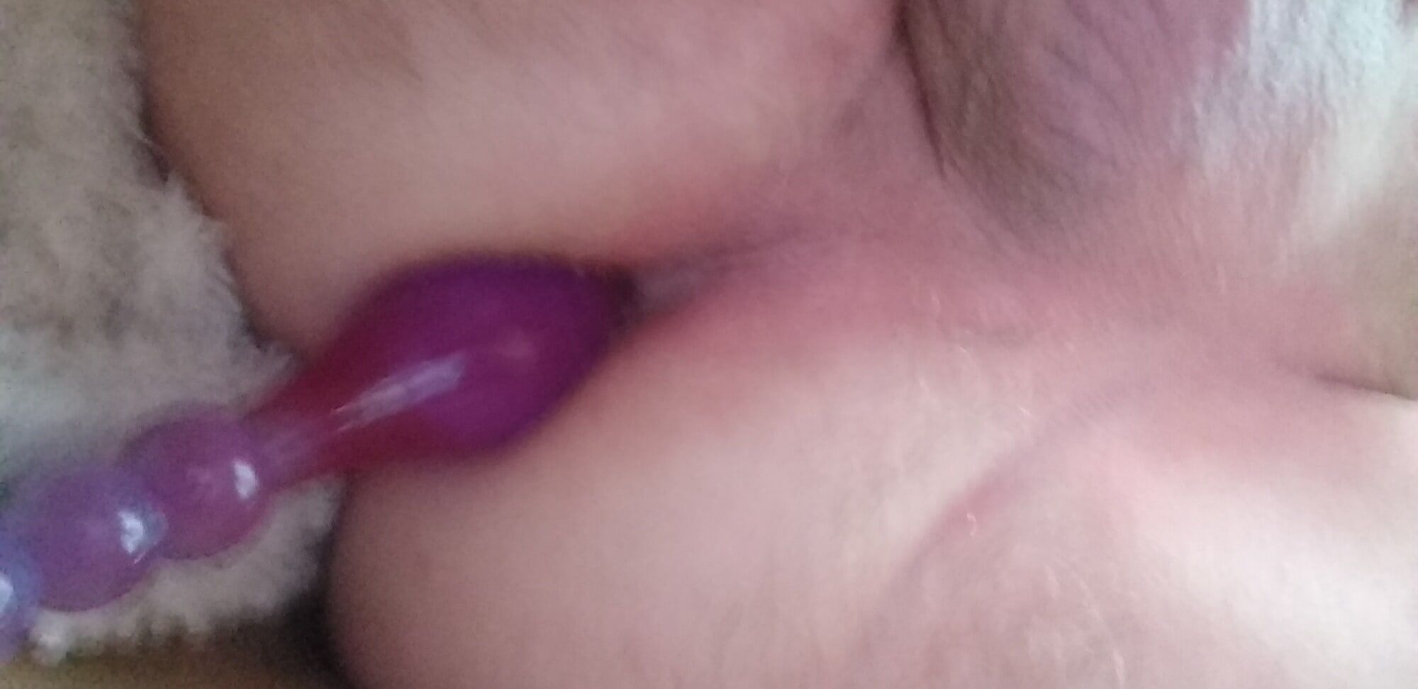 lying in bed and playing with a dildo in my ass and playing  #8