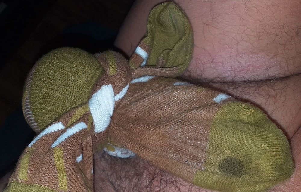 Dick, Socks and my Cum #19