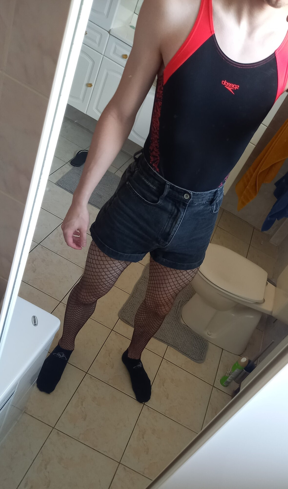 Teen Twink With Huge Cock Tries On Swimsuits, Stockings, ... #2
