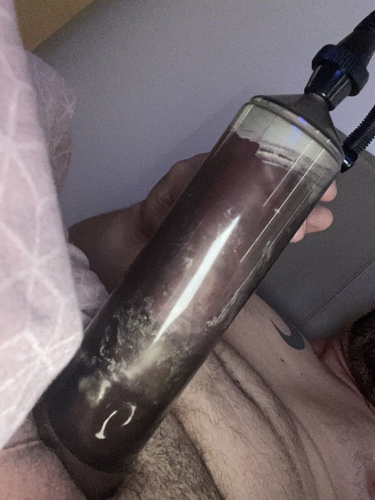 First time with my penis pump #9