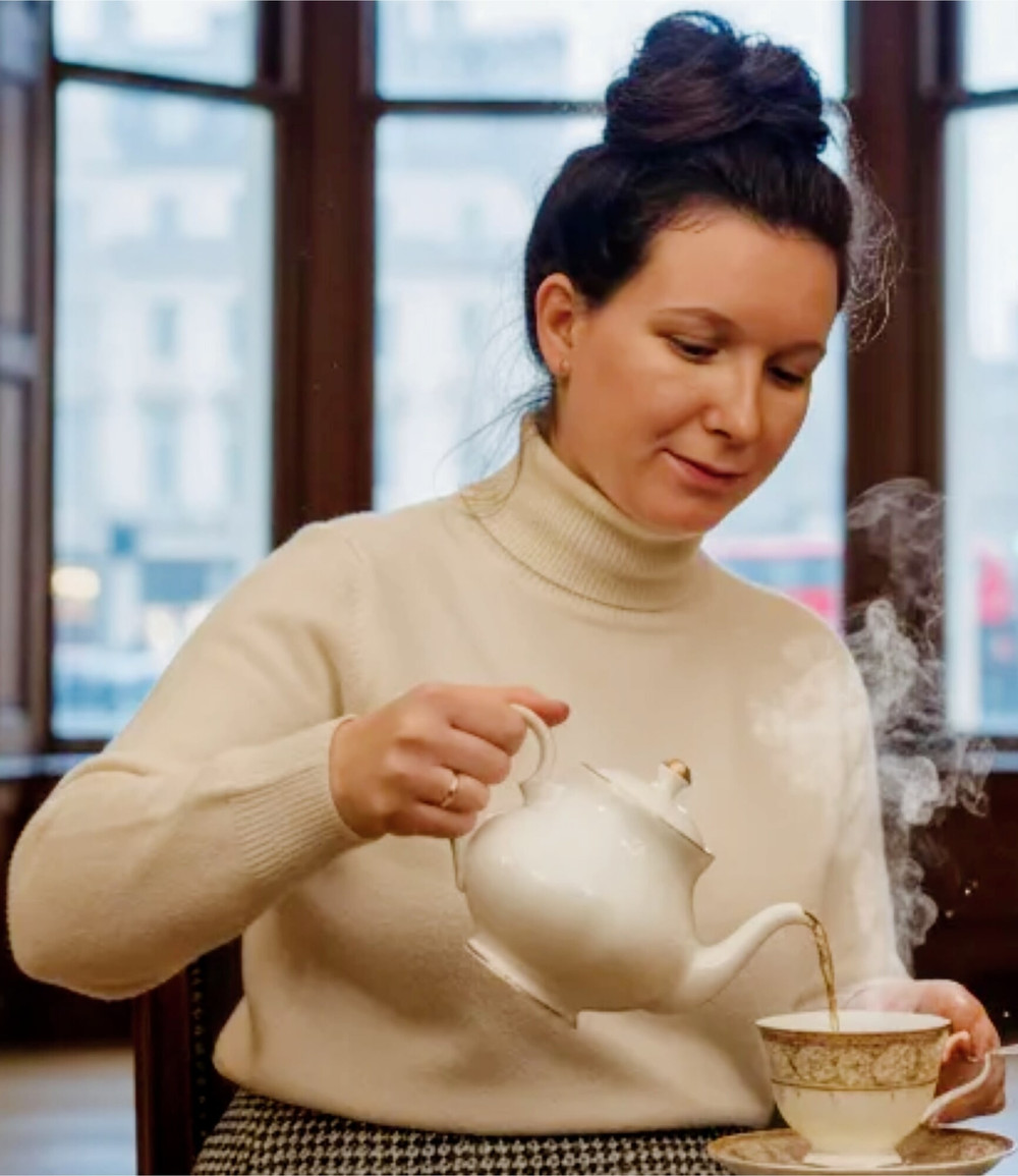 My 61F maid had me pose nude in white turtleneck sweaters #36