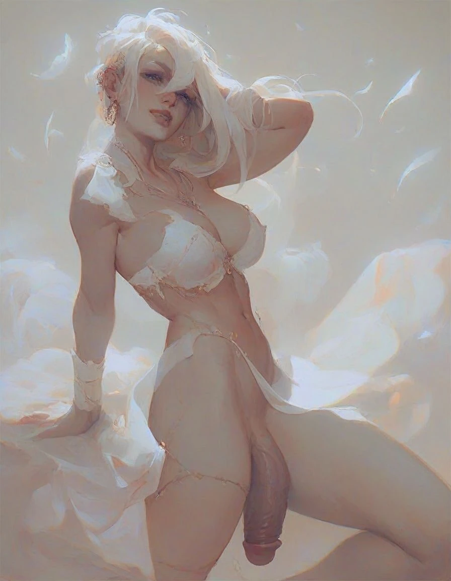 Various art-style shemales #6