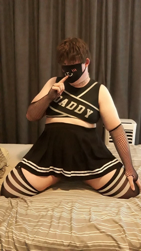 Naughty Femboy Cheerleader Pics #3