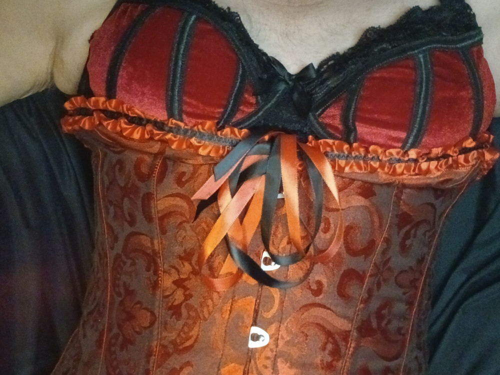 Panties, bra, corset, stockings, and garters belt #10