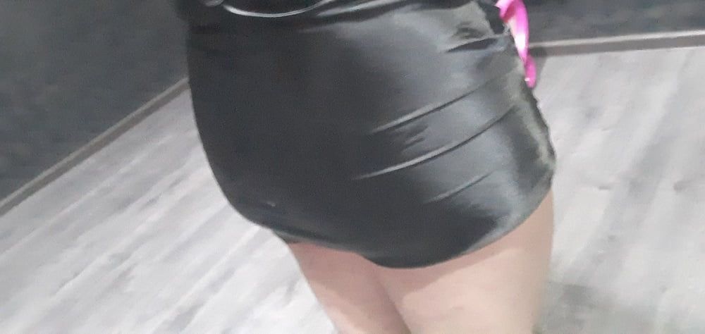 PlutonFX: Mini tighr black skirt #3