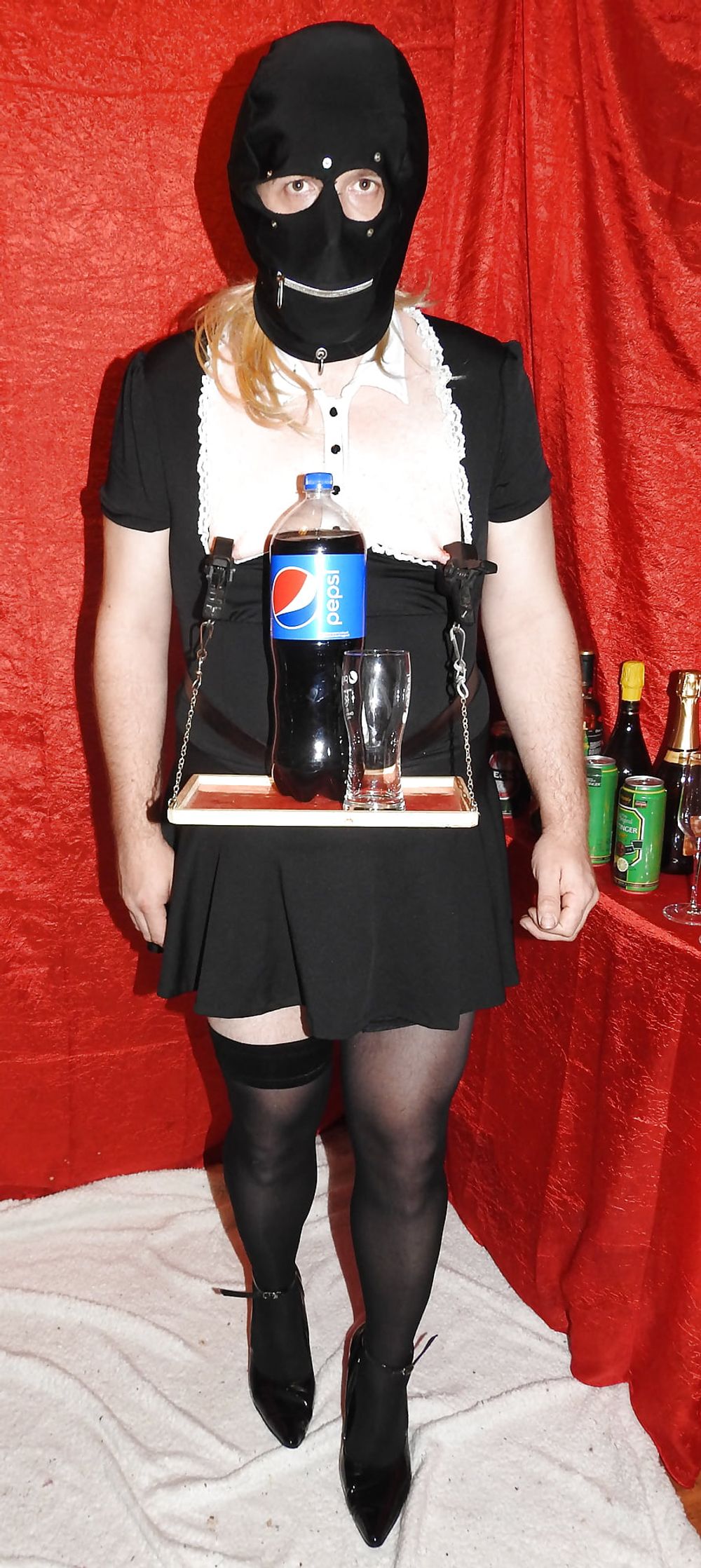 Sissy Maid Served Soft Drink #5