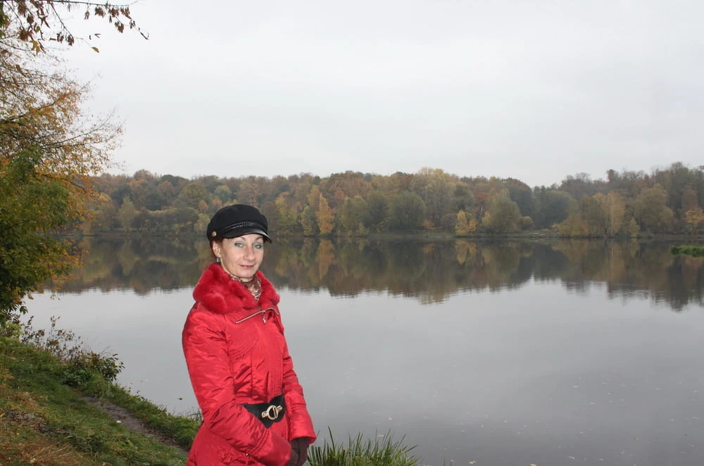 red jacket and yellow leaves #18