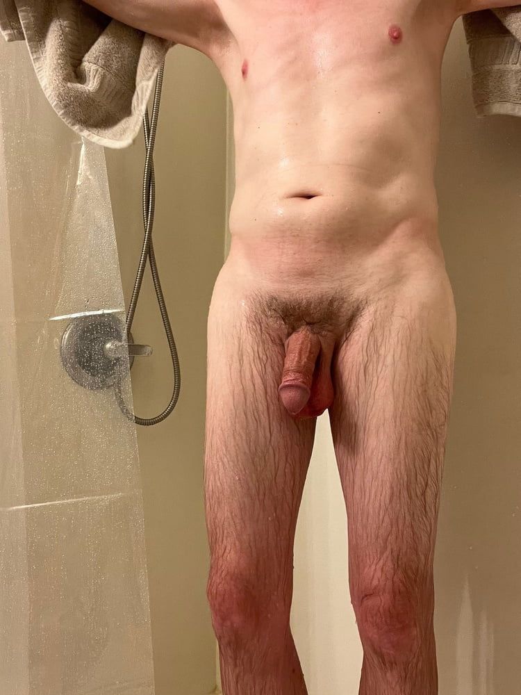Shower Scenes - My Soft Cock and Ass in the Shower #16