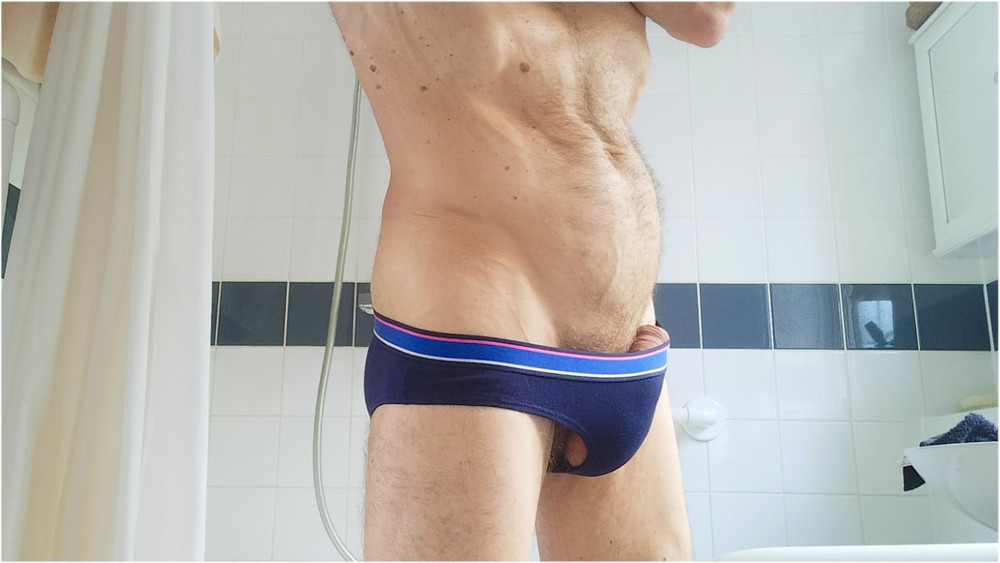 More of my cock in hot pants underwear - Hypospadias UK #12