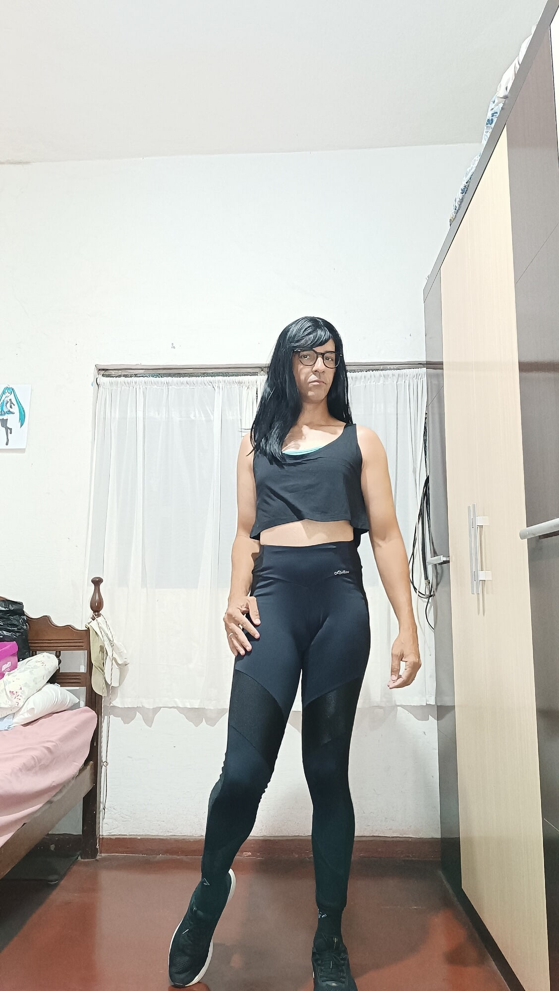 Sakura Nakamura Skinner Legging Gym 