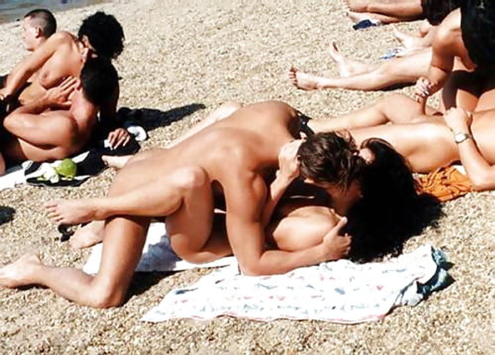 Nude beach sex fun #7