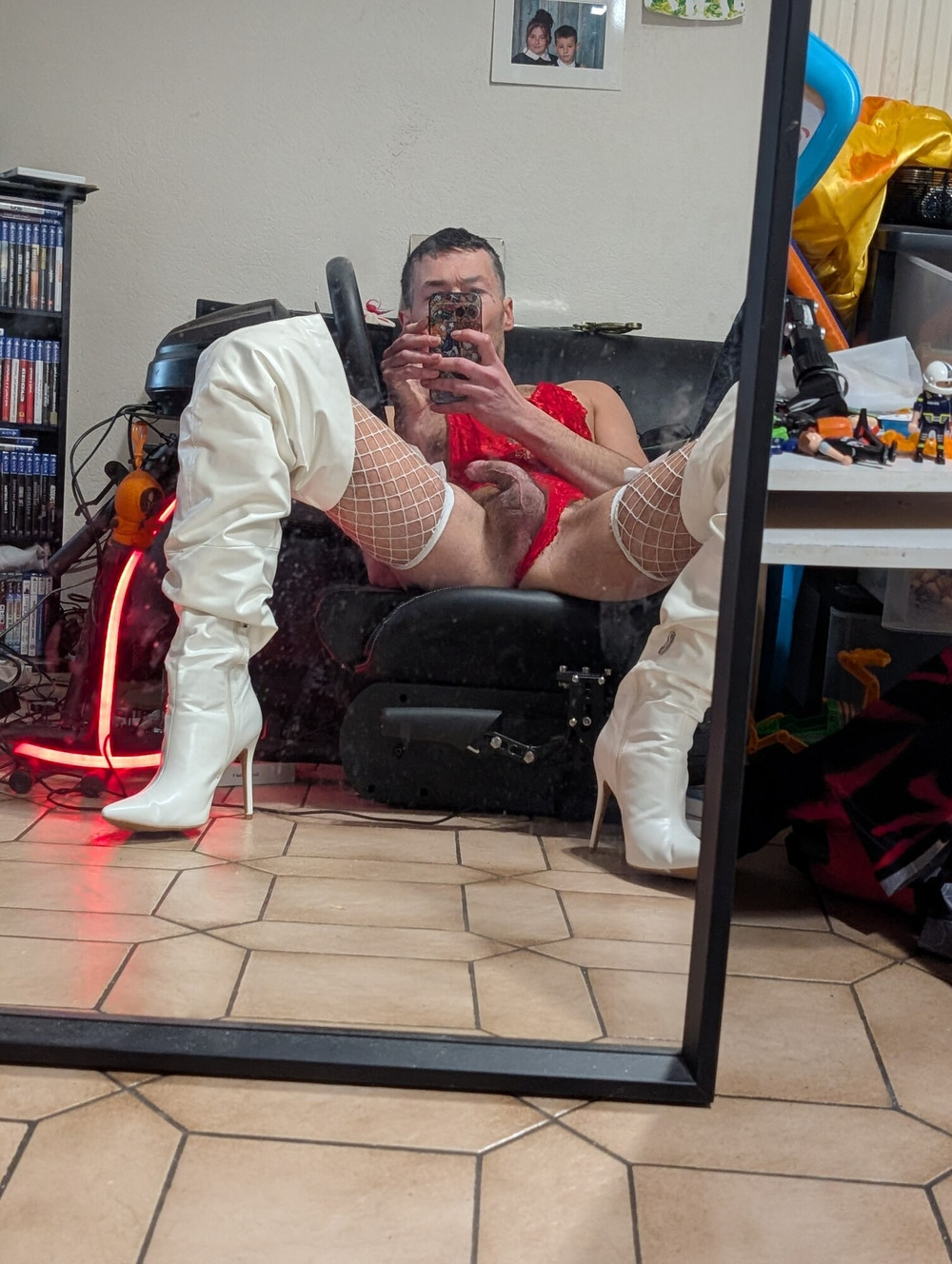 Lady boy sexy lingerie  #13