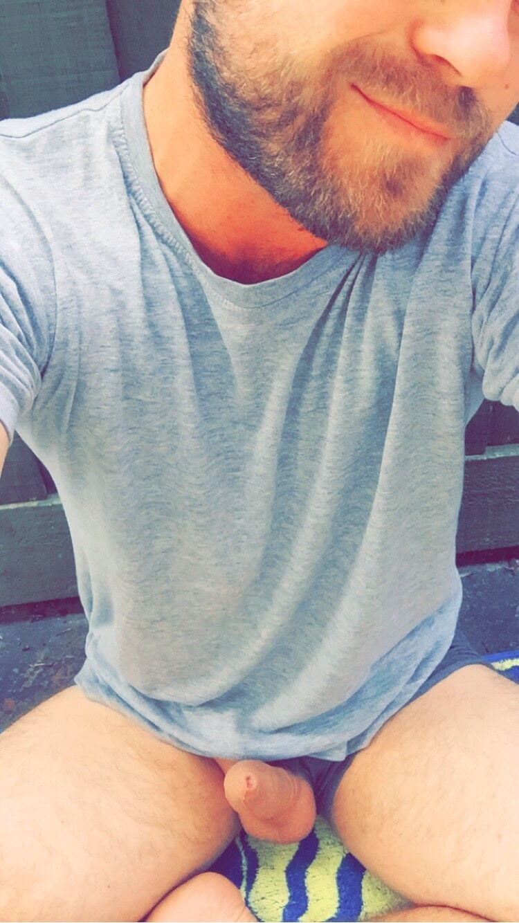 Outside with no pants one tease #9